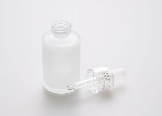 بطری قطره چکان مرطوب کننده شیشه ای TPE Bulb 30ml PETG