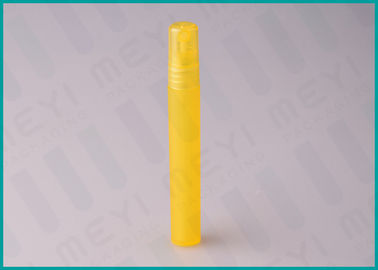 Atomizer عطر 10ml زرد ، چاپ قلم قلم عطر قابل پر کردن