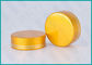 سرپوش های بالای پیچ مخصوص آلومینیوم با روکش طلا طلای 38/410 برای ظروف محصولات بهداشتی