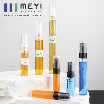 بسته بندی بطری عطر کیف دستی یقه پیچ 8 میلی لیتری با درپوش گرد و غبار PP