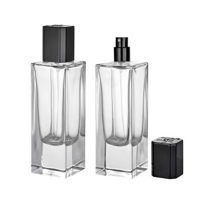 برچسب سفارشی بطری های عطر شیشه ای پمپ اسپری بسته بندی در اشکال مختلف رنگ 30ml-100ml